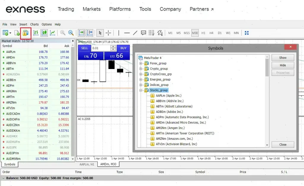 assets web mt4
