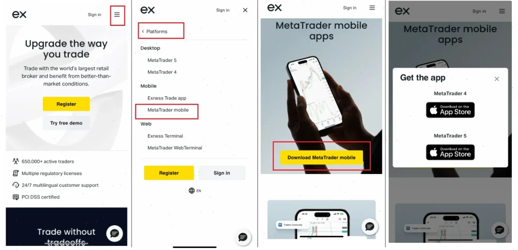 mobile mt4 download